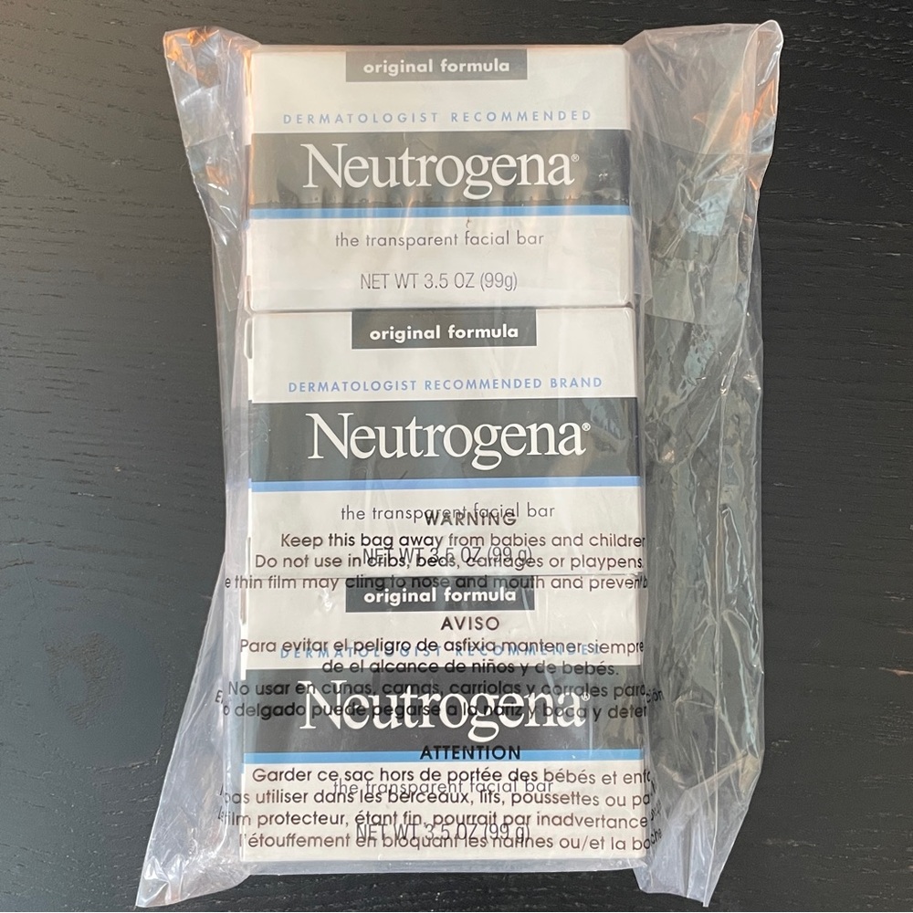 Neutrogena Facial Bar, Original Formula, 3.5 oz (Pack of 3) - Picture 2 of 5